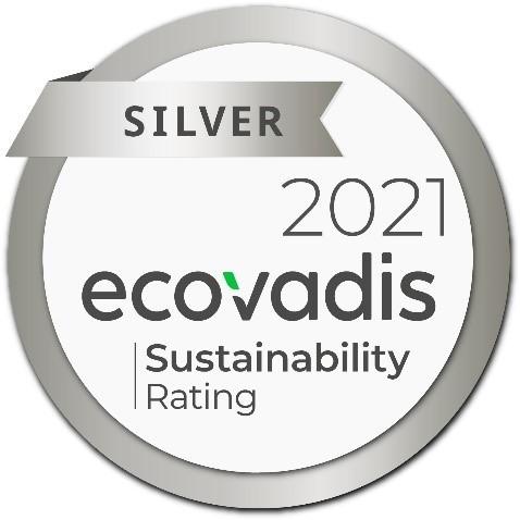 Ecovadis Silbermedaille 2021